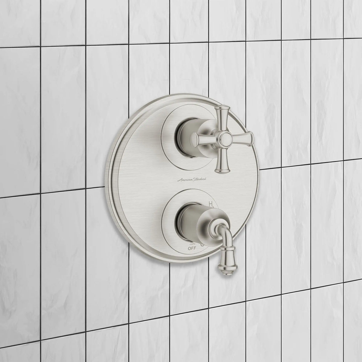 American Standard Delancey 2-Handle Integrated Shower Diverter Trim Only - details