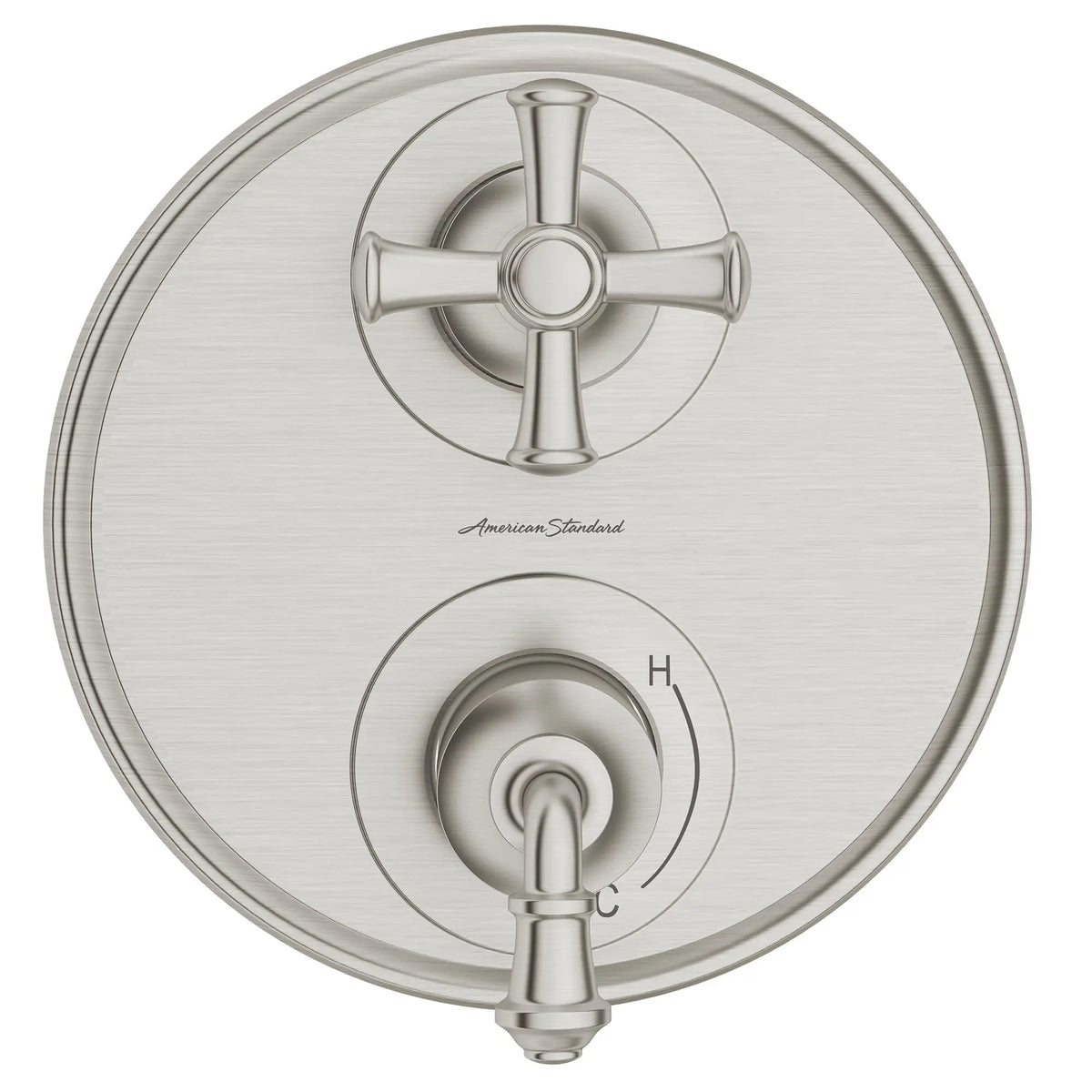American Standard Delancey 2-Handle Integrated Shower Diverter Trim Only - Brushed Nickel
