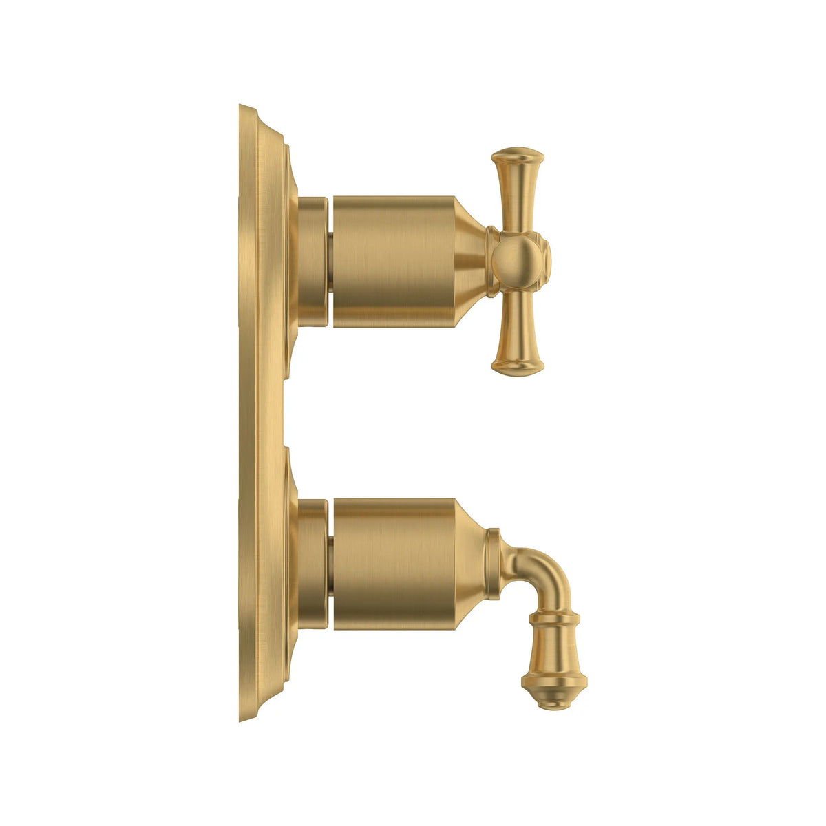 American Standard Delancey 2-Handle Integrated Shower Diverter Trim Only - Brushed Cool Sunrise