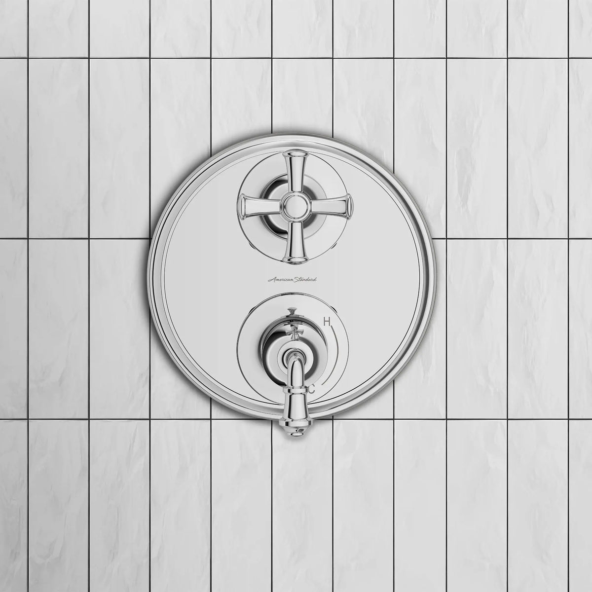 American Standard Delancey 2-Handle Integrated Shower Diverter Trim Only - details