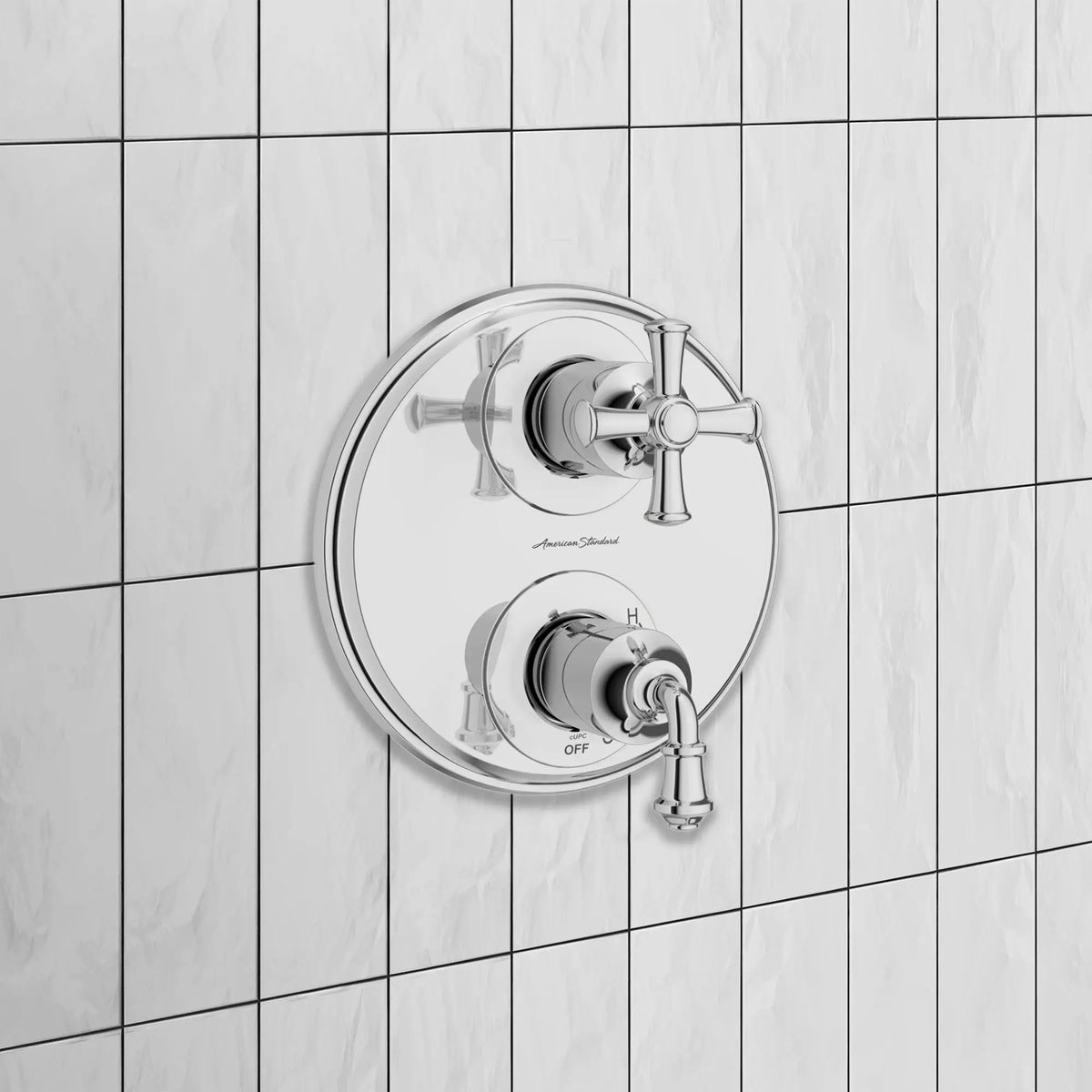 American Standard Delancey 2-Handle Integrated Shower Diverter Trim Only - details