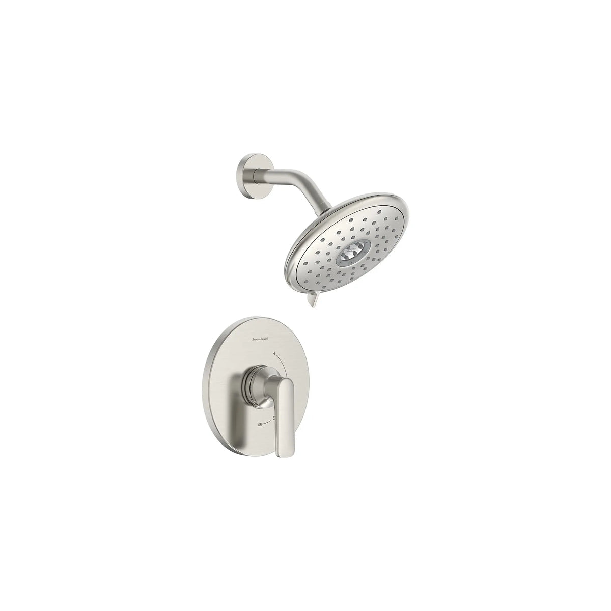 American Standard Aspirations 1.8 gpm/6.8L/min Shower Trim Kit With Water-Saving Showerhead and Double Ceramic Pressure Balance Cartridge With Lever Handle - product view