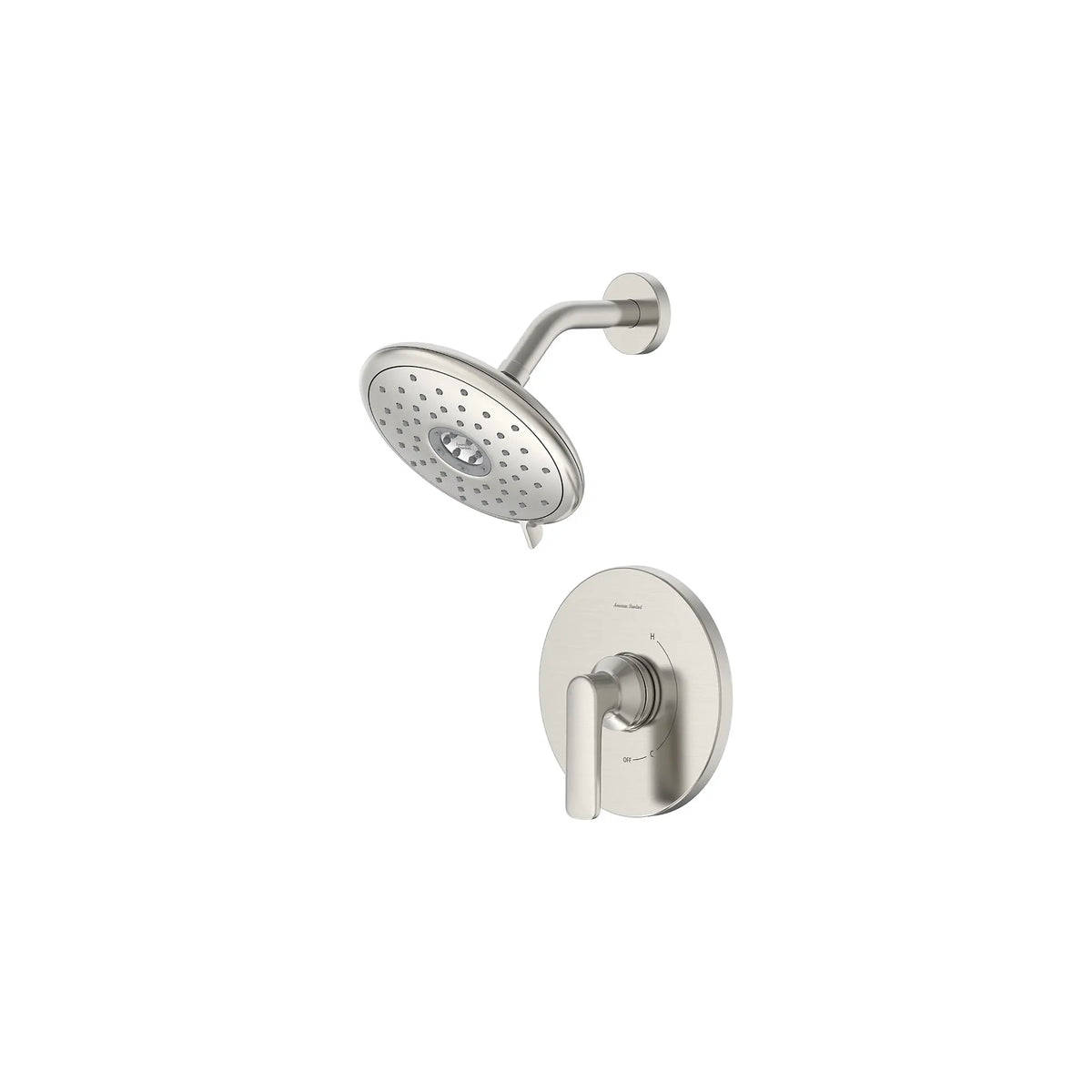 American Standard Aspirations 1.8 gpm/6.8L/min Shower Trim Kit With Water-Saving Showerhead and Double Ceramic Pressure Balance Cartridge With Lever Handle - product view