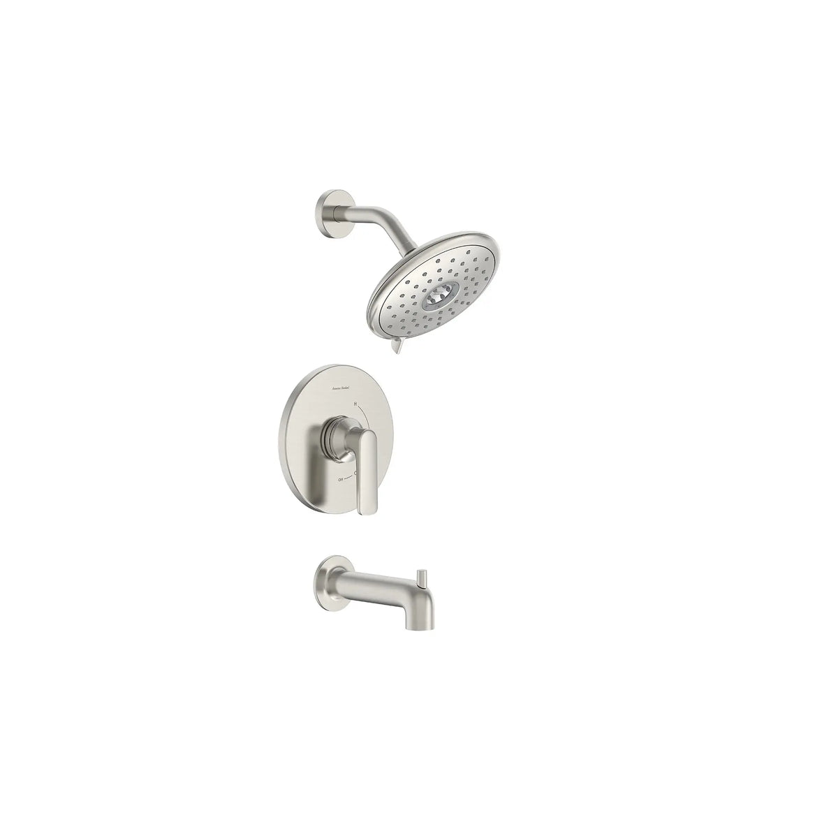 American Standard Aspirations 1.8 gpm/6.8 L/min Tub and Shower Trim Kit With Water-Saving Showerhead and Double Ceramic Pressure Balance Cartridge With Lever Handle - details