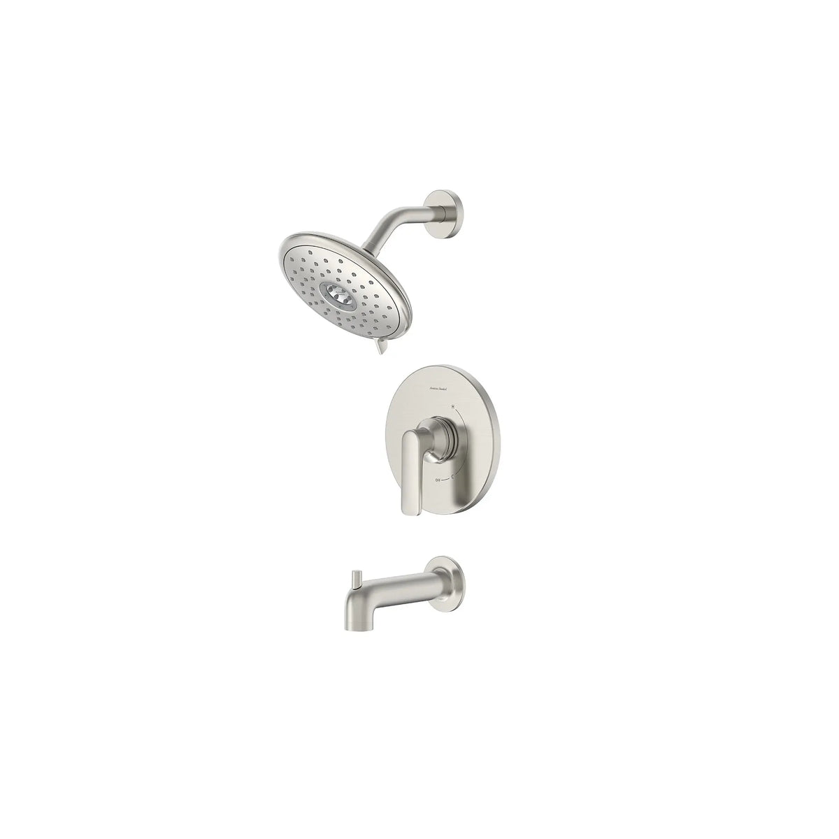 American Standard Aspirations 1.8 gpm/6.8 L/min Tub and Shower Trim Kit With Water-Saving Showerhead and Double Ceramic Pressure Balance Cartridge With Lever Handle - details