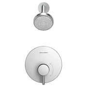 American Standard Serin 1.75 gpm/6.6 L/min Tub and Shower Trim Kit With Water-Saving 3-Function Shower Head, Double Ceramic Pressure Balance Cartridge With Lever Handle - Polished Chrome