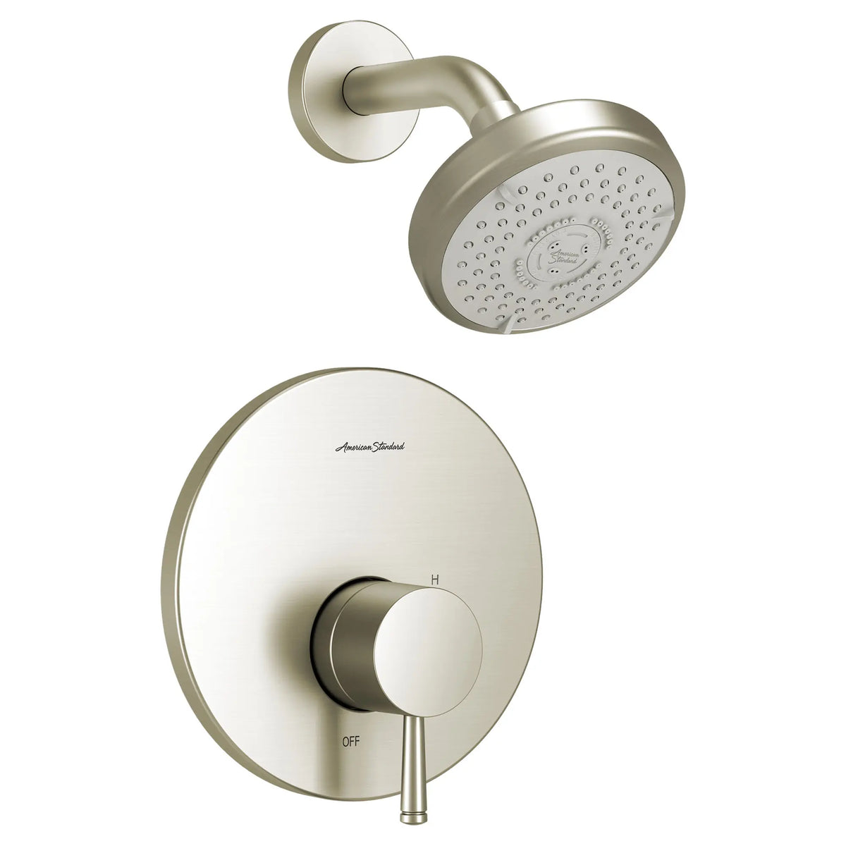 American Standard Serin 1.75 gpm/6.6 L/min Tub and Shower Trim Kit With Water-Saving 3-Function Shower Head, Double Ceramic Pressure Balance Cartridge With Lever Handle - details