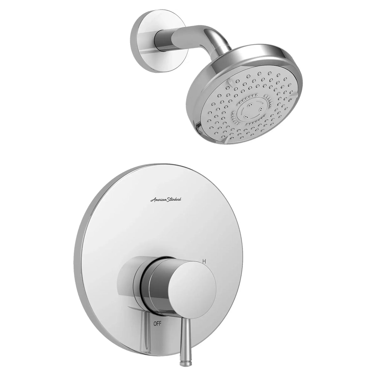 American Standard Serin 1.75 gpm/6.6 L/min Tub and Shower Trim Kit With Water-Saving 3-Function Shower Head, Double Ceramic Pressure Balance Cartridge With Lever Handle - details