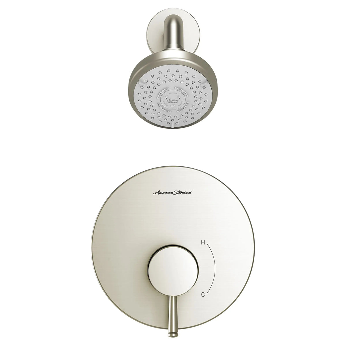 American Standard Serin 1.75 gpm/6.6 L/min Tub and Shower Trim Kit With Water-Saving 3-Function Shower Head, Double Ceramic Pressure Balance Cartridge With Lever Handle - details