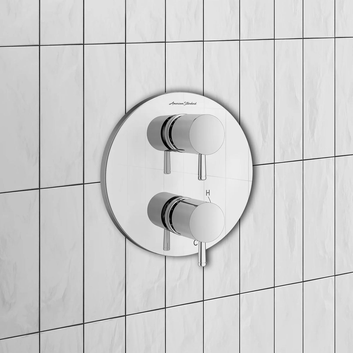 American Standard Serin 2-Handle Integrated Shower Diverter Trim Only - details
