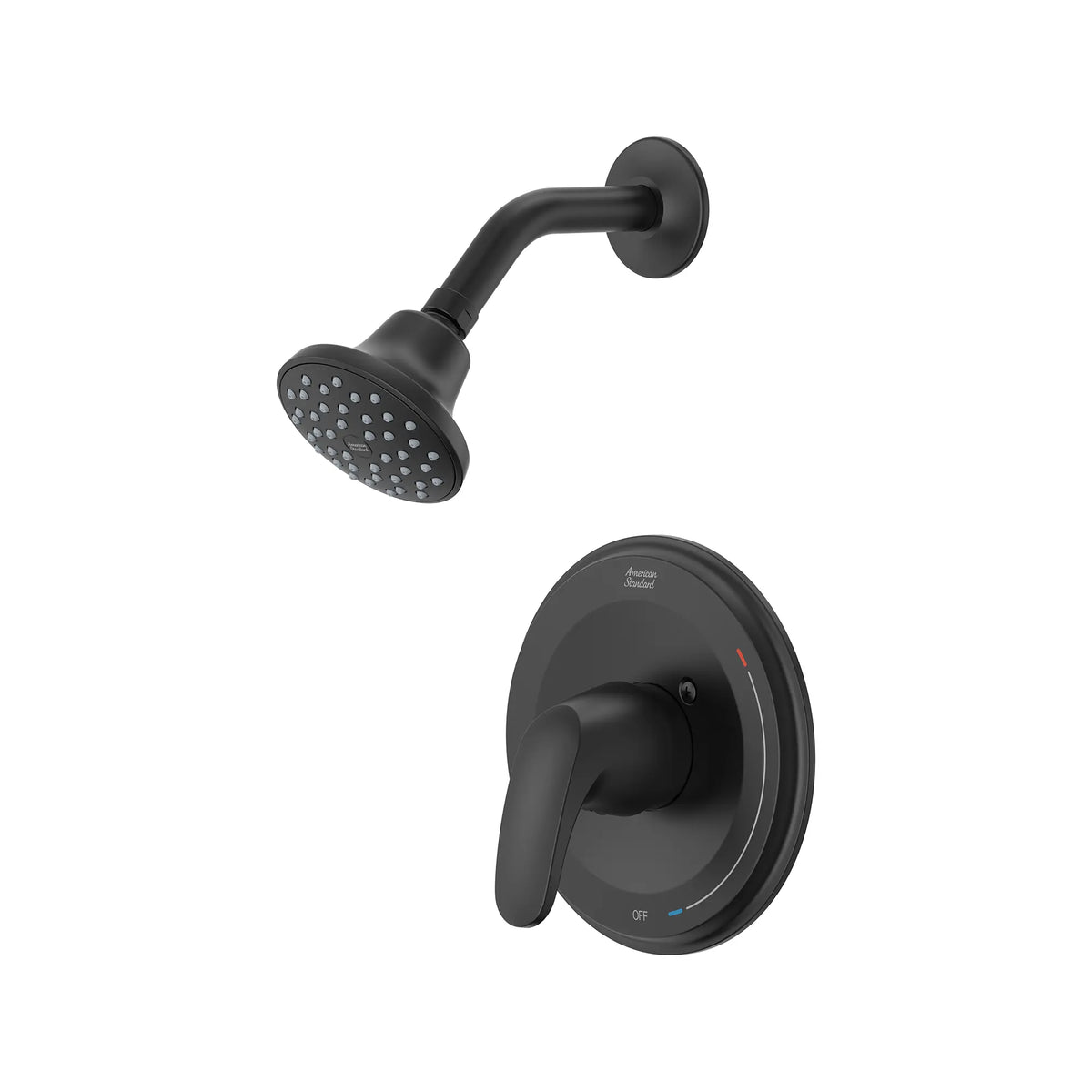 American Standard Colony PRO 1.75 gpm/6.6 L/min Shower Trim Kit With Water-Saving Showerhead, Double Ceramic Pressure Balance Cartridge With Lever Handle - details