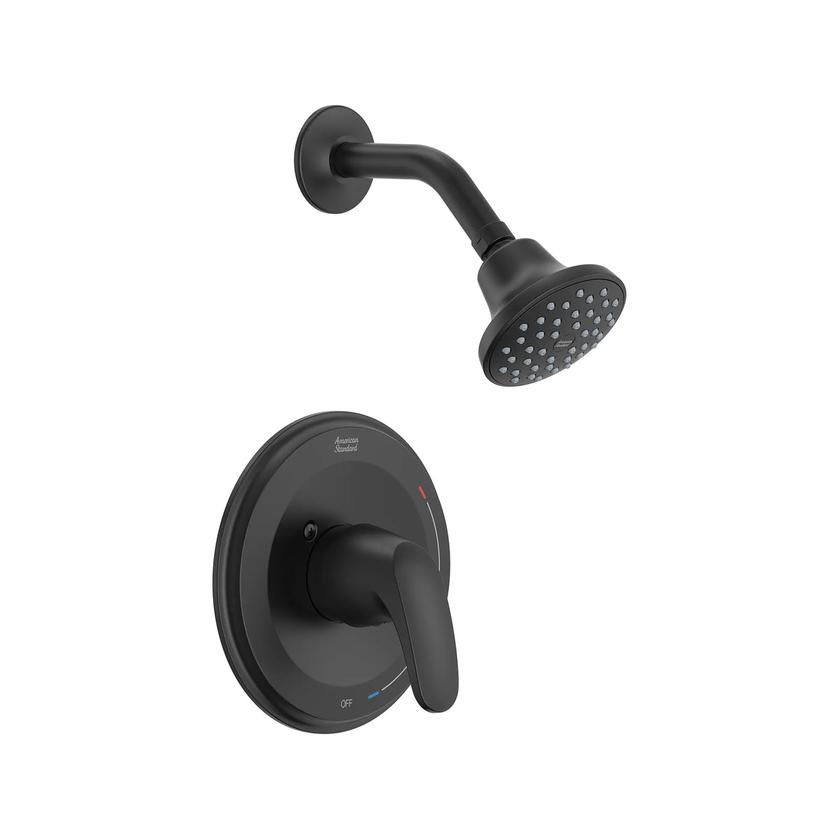 American Standard Colony PRO 1.75 gpm/6.6 L/min Shower Trim Kit With Water-Saving Showerhead, Double Ceramic Pressure Balance Cartridge With Lever Handle - details