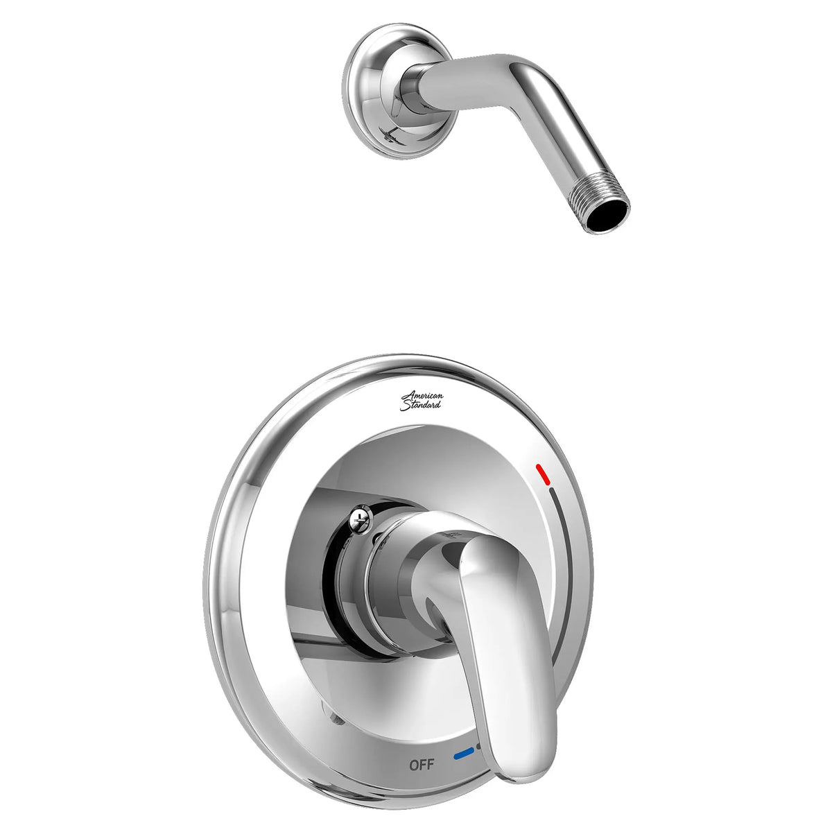 American Standard Colony PRO Shower Trim Kit Less Showerhead, Double Ceramic Pressure Balance Cartridge With Lever Handle - details