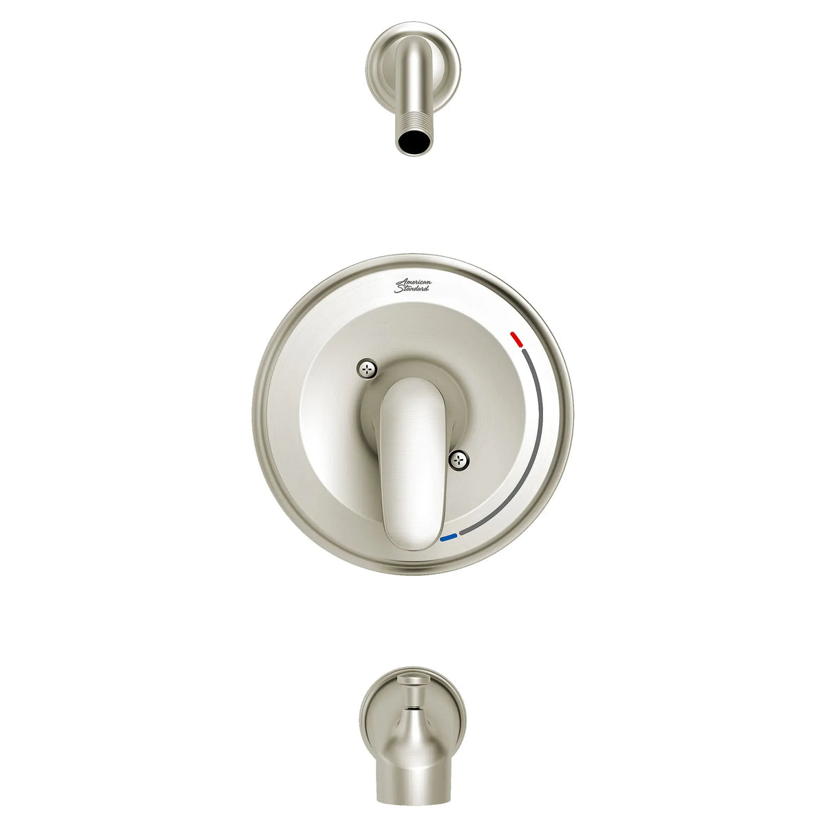 American Standard Colony PRO Tub and Shower Trim Kit Less Showerhead, Double Ceramic Pressure Balance Cartridge With Lever Handle - details