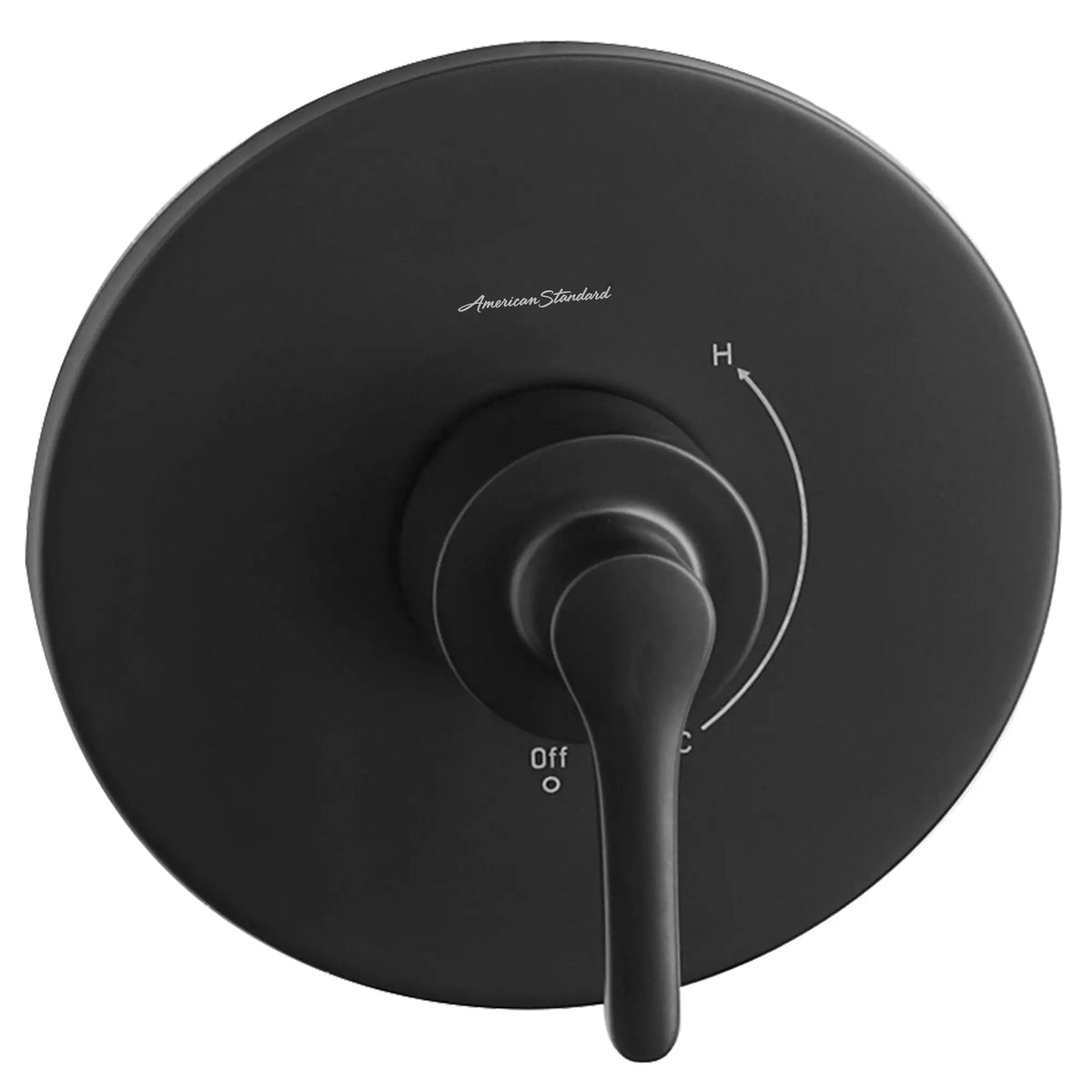 American Standard Studio S Valve Only Trim Kit With Double Ceramic Pressure Balance Cartridge With Lever Handle - Matte Black