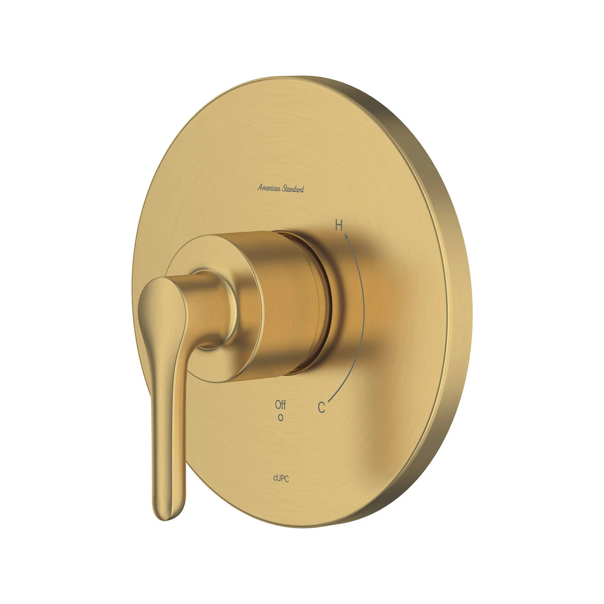 American Standard Studio S Valve Only Trim Kit With Double Ceramic Pressure Balance Cartridge With Lever Handle - Brushed Cool Sunrise