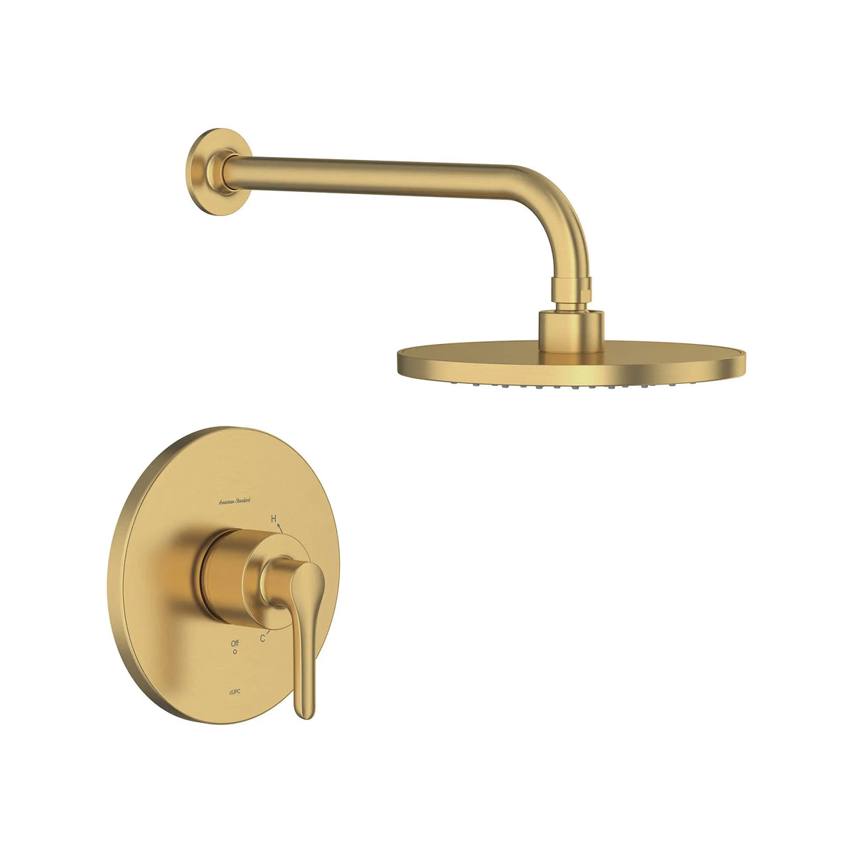 American Standard Studio S 1.8 gpm/6.8 L/min Shower Trim Kit With Rain Showerhead, Double Ceramic Pressure Balance Cartridge With Lever Handle - product view