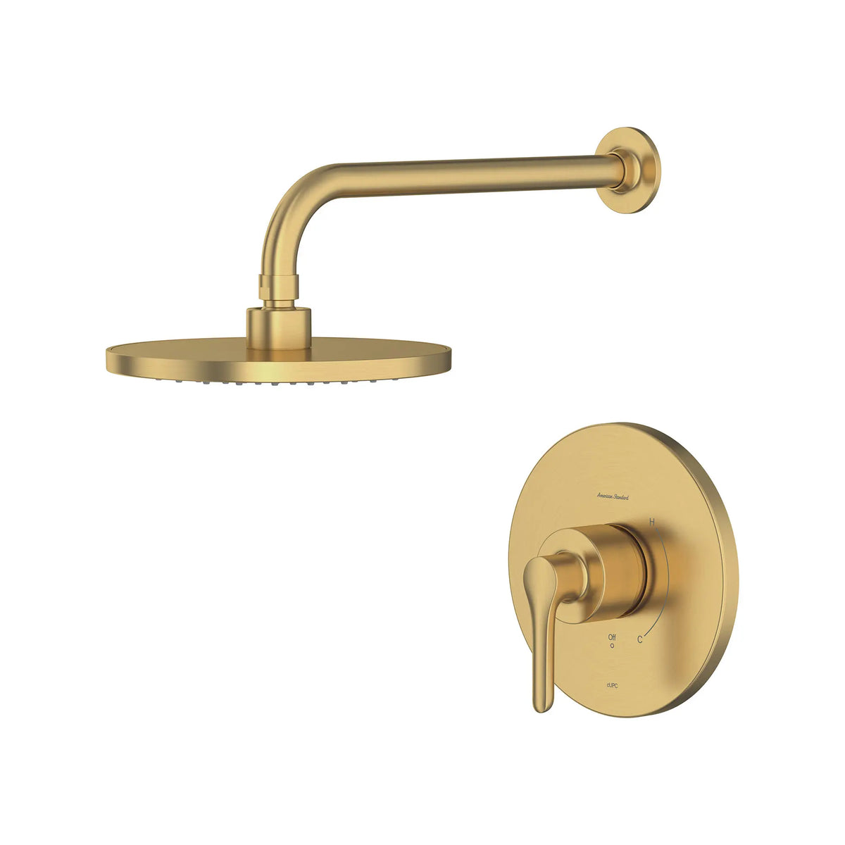 American Standard Studio S 1.8 gpm/6.8 L/min Shower Trim Kit With Rain Showerhead, Double Ceramic Pressure Balance Cartridge With Lever Handle - details