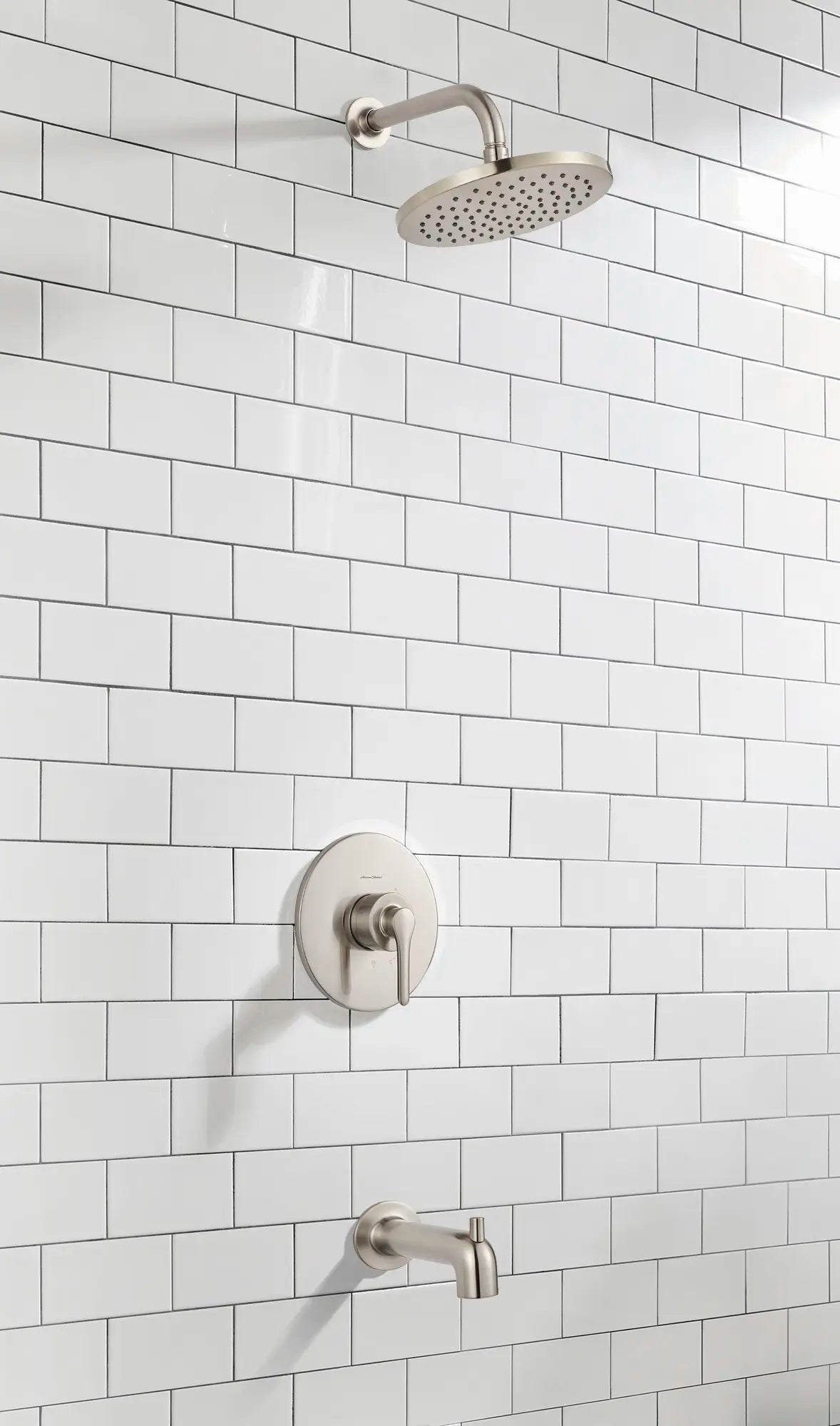 American Standard Studio S 1.8 gpm/6.8 L/min Tub and Shower Trim Kit With Rain Showerhead, Double Ceramic Pressure Balance Cartridge With Lever Handle - details