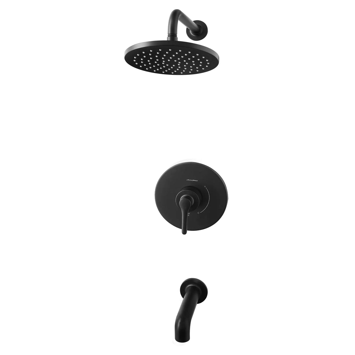 American Standard Studio S 1.8 gpm/6.8 L/min Tub and Shower Trim Kit With Rain Showerhead, Double Ceramic Pressure Balance Cartridge With Lever Handle - details