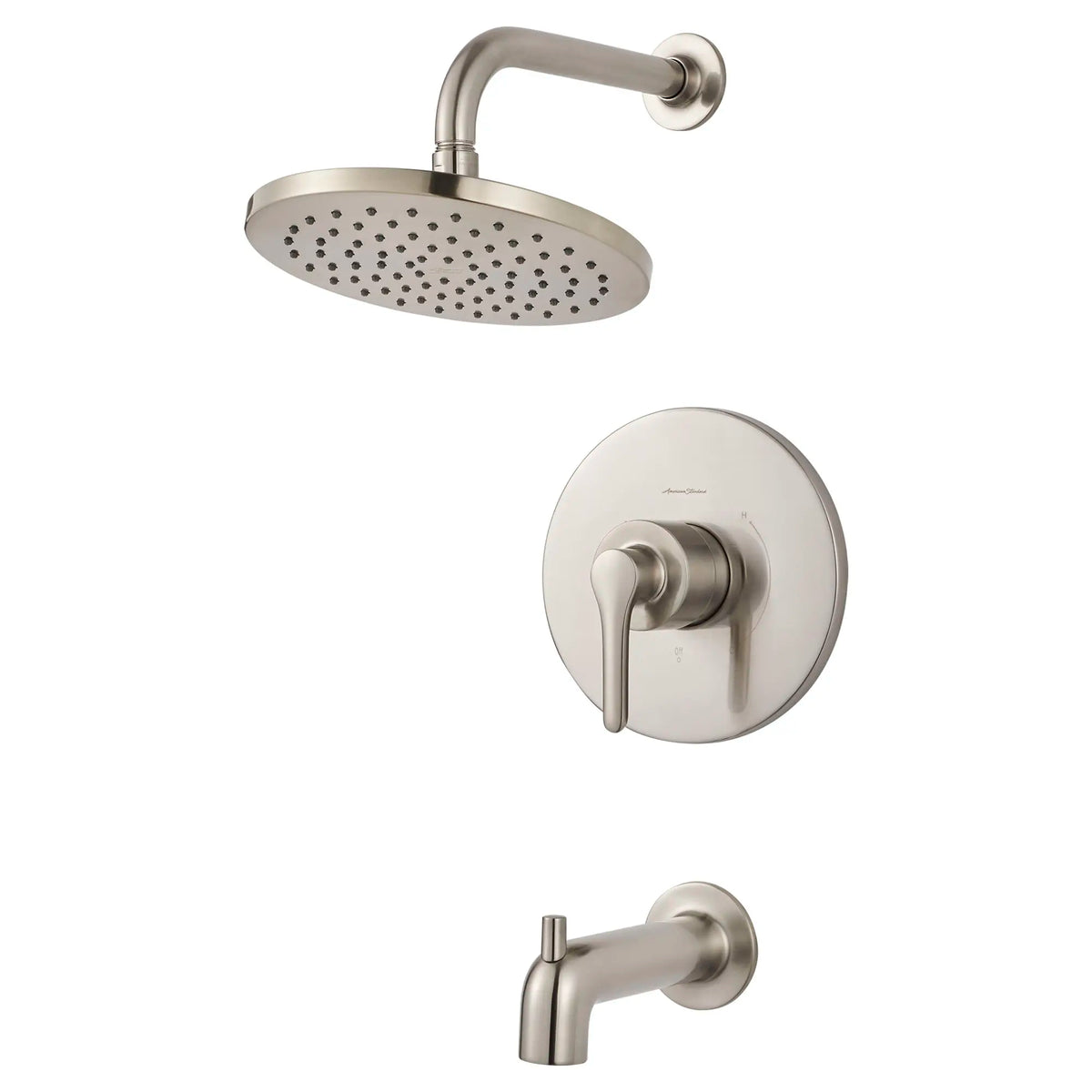 American Standard Studio S 1.8 gpm/6.8 L/min Tub and Shower Trim Kit With Rain Showerhead, Double Ceramic Pressure Balance Cartridge With Lever Handle - details