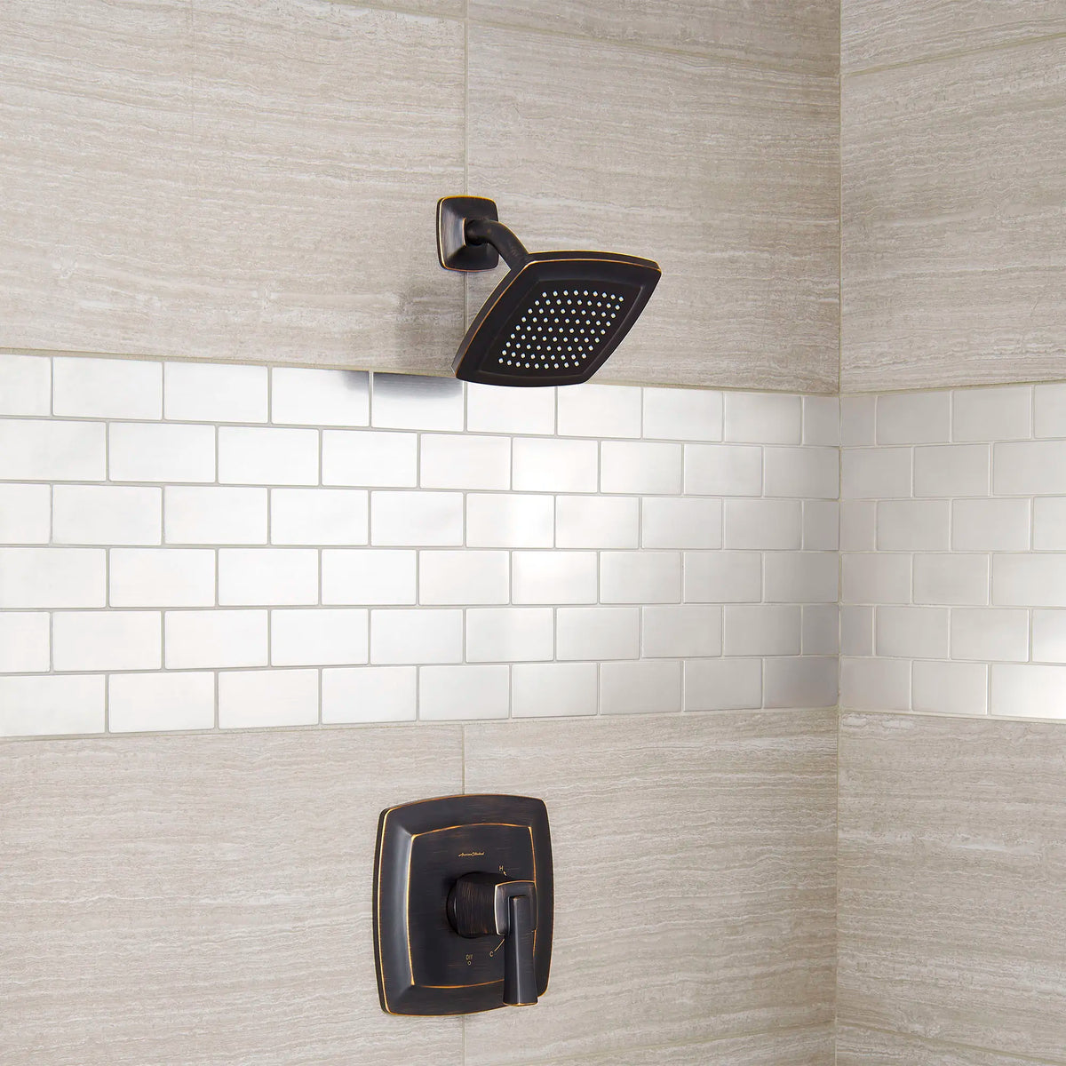 American Standard Townsend Valve Only Trim Kit With Double Ceramic Pressure Balance Cartidge With Lever Handle - details