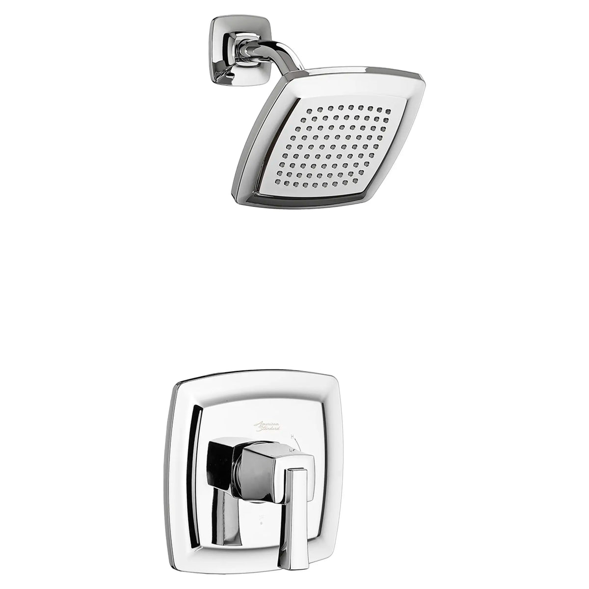 American Standard Townsend 1.75 gpm/6.6 L/min Shower Trim Kit With Water-Saving Showerhead, Double Ceramic Pressure Balance Cartridge With Lever Handle - Polished Chrome