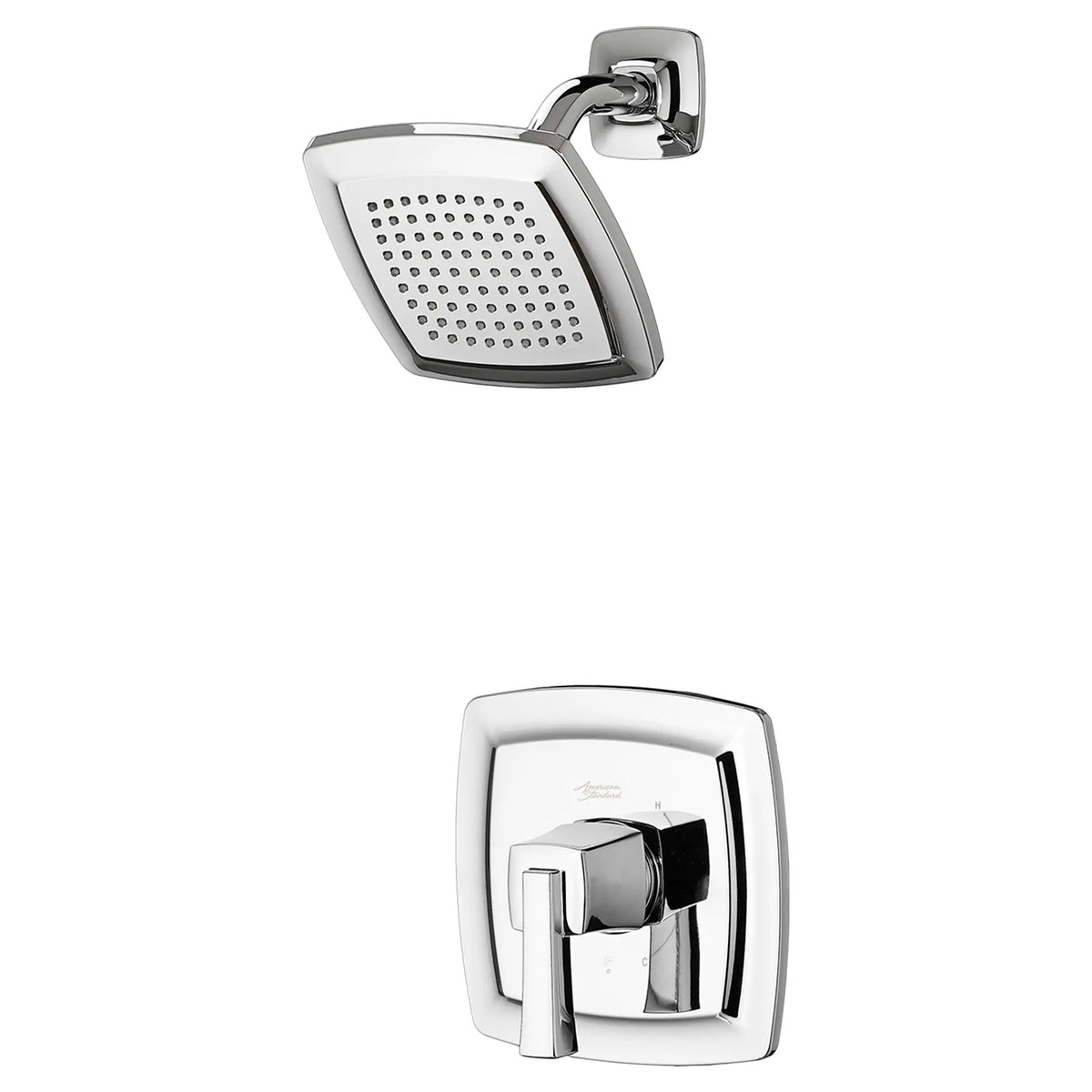 American Standard Townsend 1.75 gpm/6.6 L/min Shower Trim Kit With Water-Saving Showerhead, Double Ceramic Pressure Balance Cartridge With Lever Handle - details