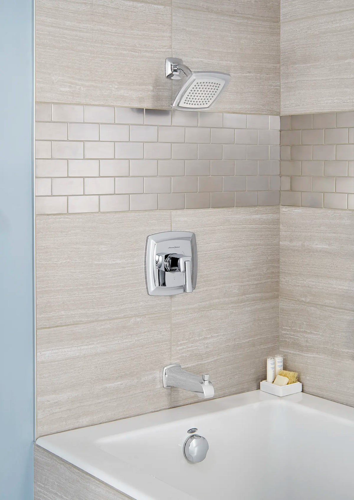 American Standard Townsend 1.75gpm/6.6 L/min Tub and Shower Trim Kit With Water-Saving Showerhead, Double Ceramic Pressure Balance Cartridge With Lever Handle - details