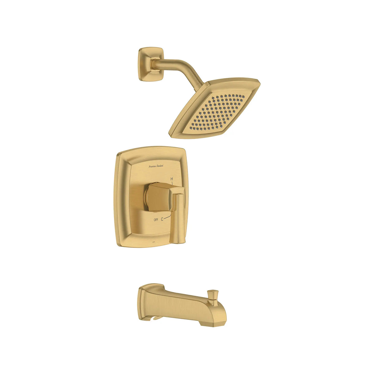 American Standard Townsend 1.75gpm/6.6 L/min Tub and Shower Trim Kit With Water-Saving Showerhead, Double Ceramic Pressure Balance Cartridge With Lever Handle - details