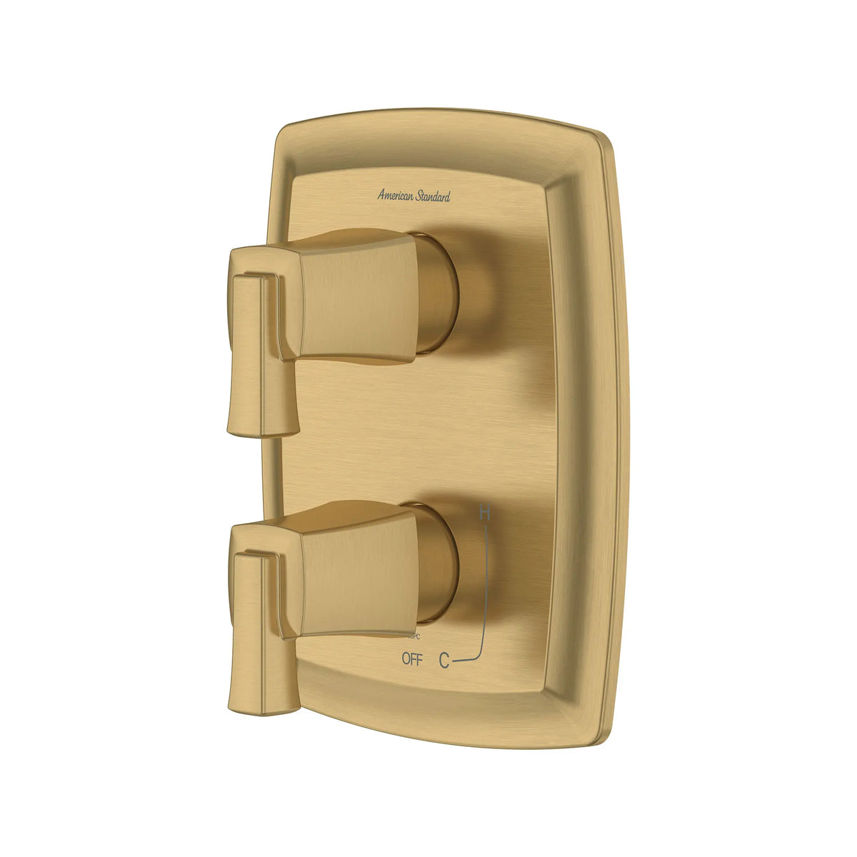 American Standard Townsend2-Handle Integrated Shower Diverter Trim Only - Brushed Cool Sunrise