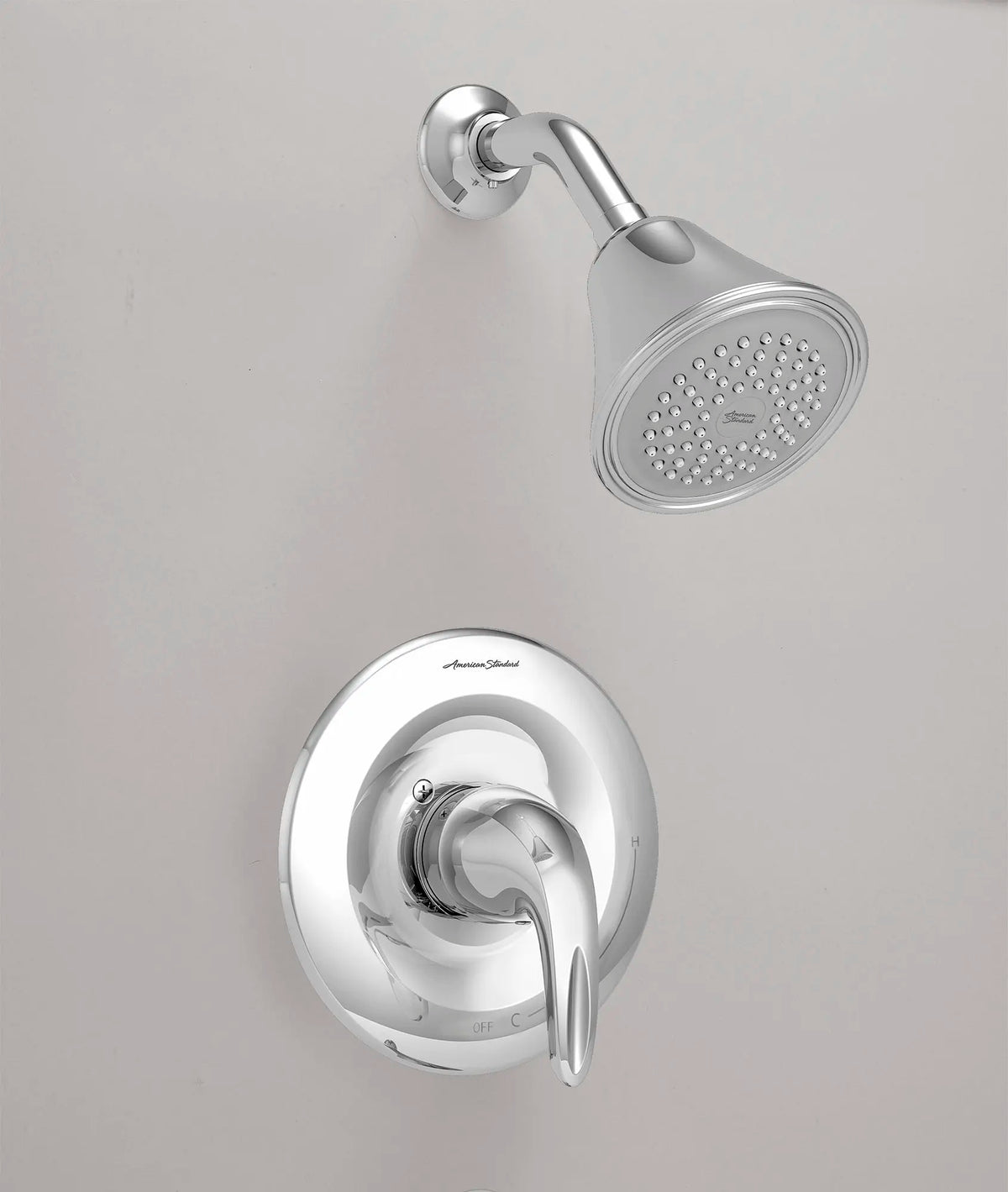 American Standard Reliant 3 2.5 gpm/9.5 L/min Shower Trim Kit With Showerhead, Double Ceramic Pressure Balance Cartridge With Lever Handle - details