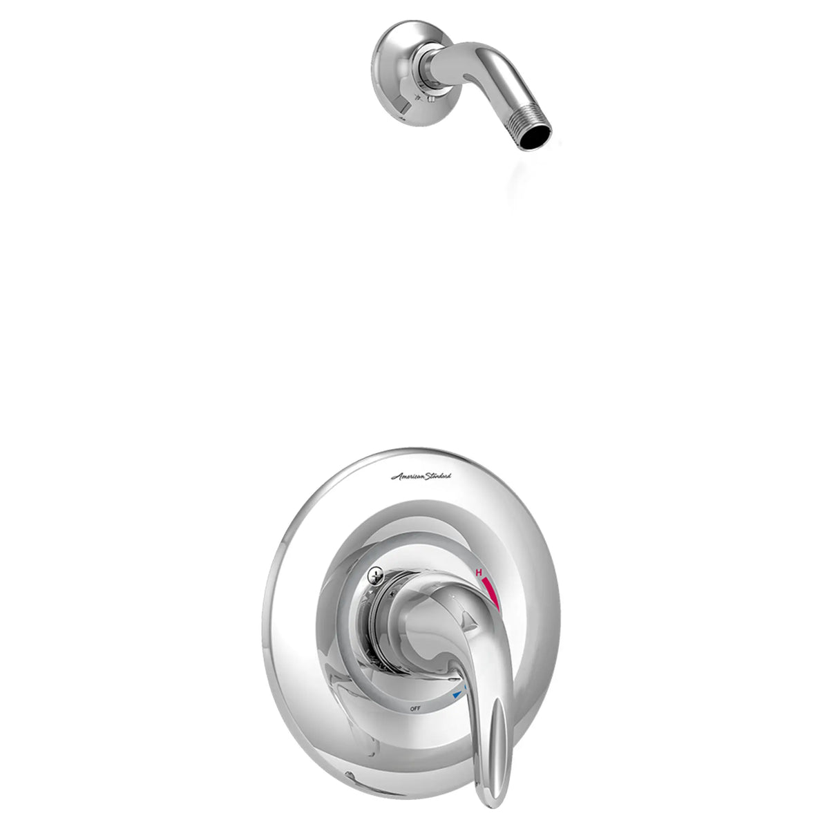 American Standard Reliant 3 Shower Trim Kit Double Ceramic Pressure Balance Cartridge With Lever Handle - details