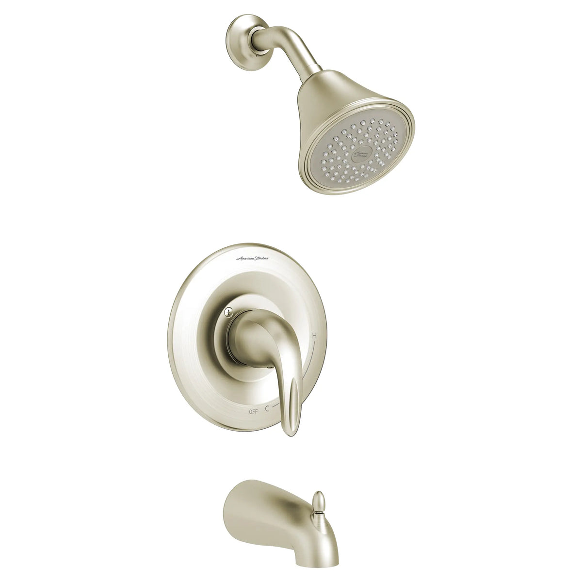 American Standard Reliant 3 2.5 gpm/9.5 L/min Tub and Shower Trim Kit With Showerhead, Double Ceramic Pressure Balance Cartridge With Lever Handle - details