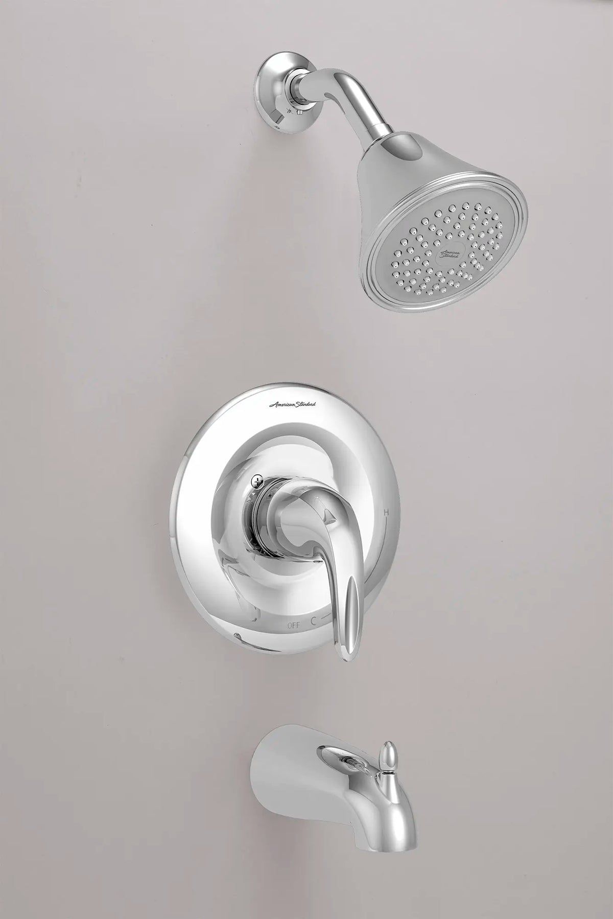 American Standard Reliant 3 2.5 gpm/9.5 L/min Tub and Shower Trim Kit With Showerhead, Double Ceramic Pressure Balance Cartridge With Lever Handle - details