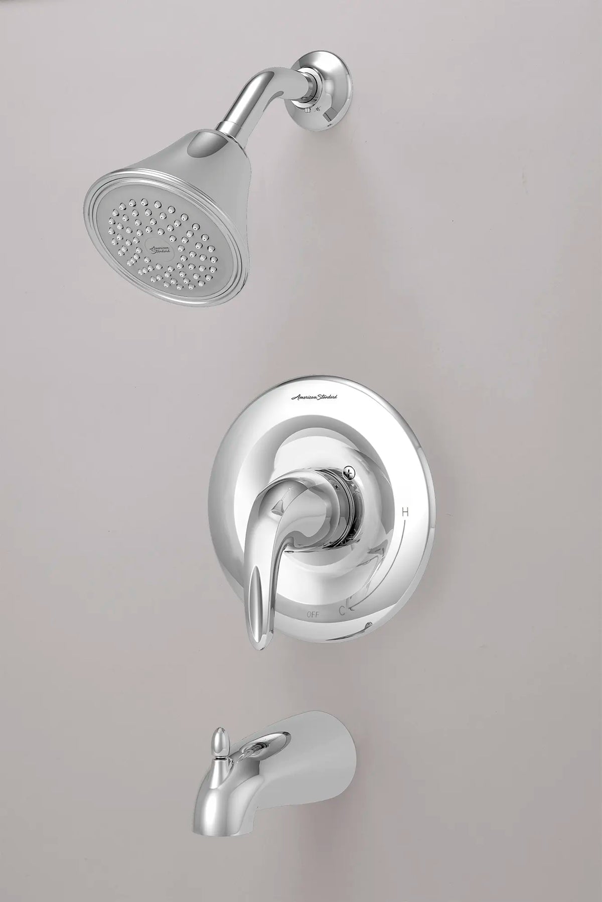 American Standard Reliant 3 2.5 gpm/9.5 L/min Tub and Shower Trim Kit With Showerhead, Double Ceramic Pressure Balance Cartridge With Lever Handle - details