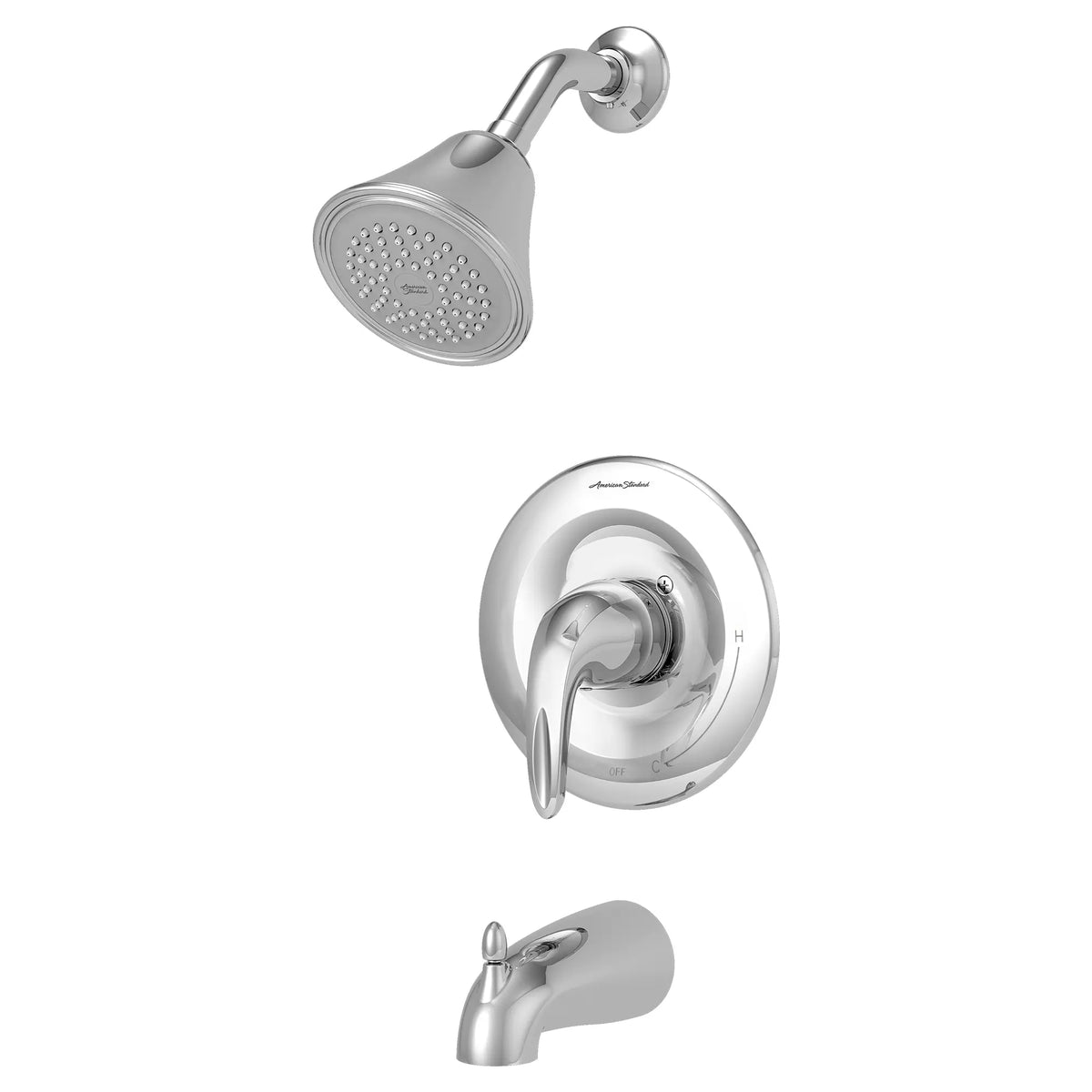 American Standard Reliant 3 2.5 gpm/9.5 L/min Tub and Shower Trim Kit With Showerhead, Double Ceramic Pressure Balance Cartridge With Lever Handle - details