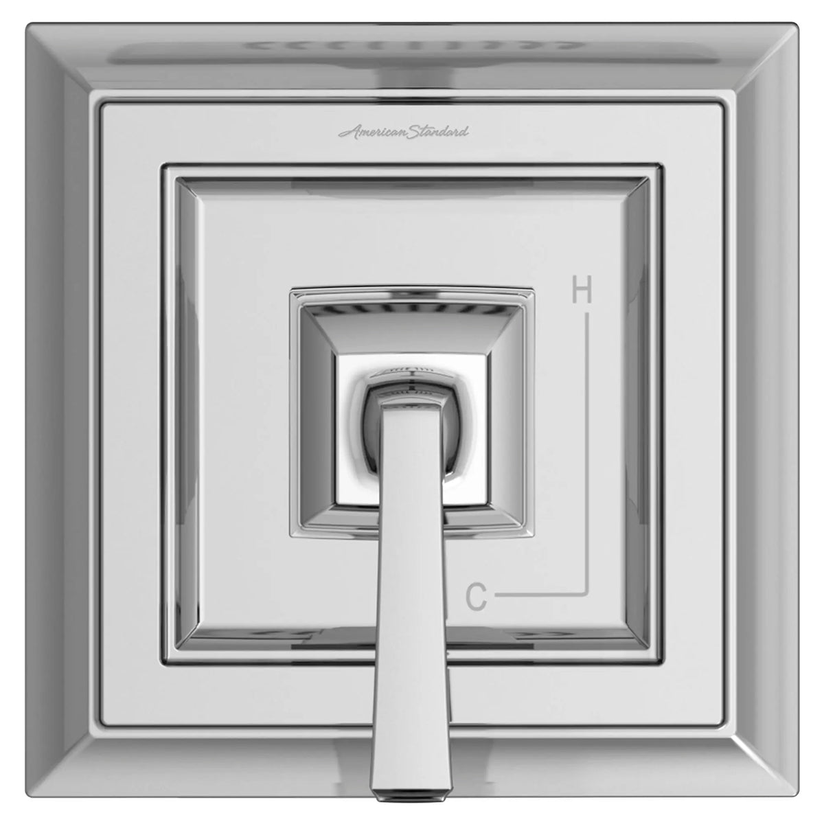 American Standard Town Square S Valve Only Trim Kit With Double Ceramic Pressure Balance Cartridge With Lever Handle - Polished Chrome