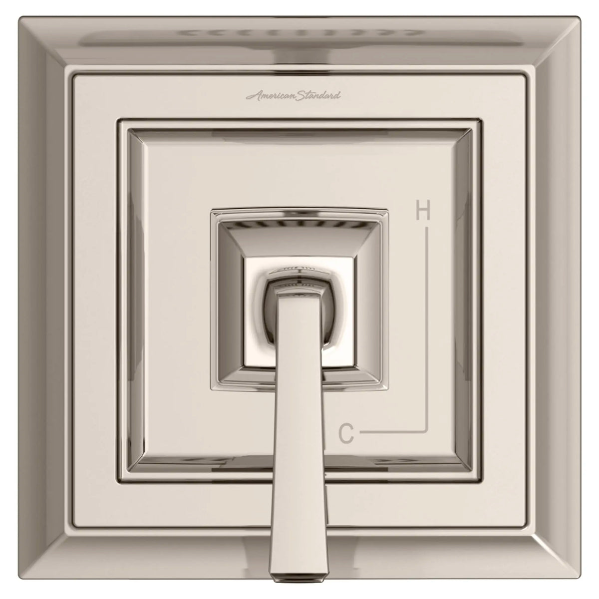 American Standard Town Square S Valve Only Trim Kit With Double Ceramic Pressure Balance Cartridge With Lever Handle - Polished Nickel