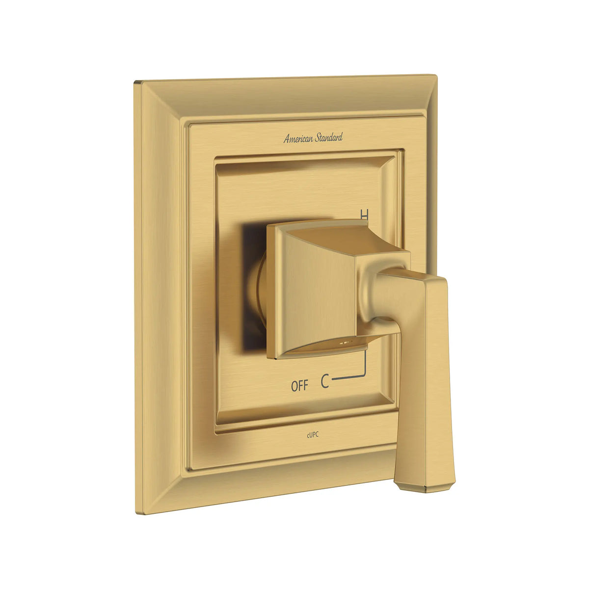 American Standard Town Square S Valve Only Trim Kit With Double Ceramic Pressure Balance Cartridge With Lever Handle - Brushed Cool Sunrise