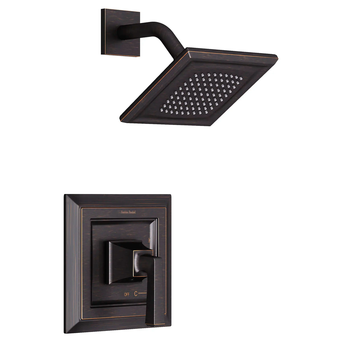 American Standard Town Square S 1.75 gpm/6.8 L/min Shower Trim Kit With Water-Saving Showerhead, Double Ceramic Pressure Balance Cartridge With Lever Handle - details