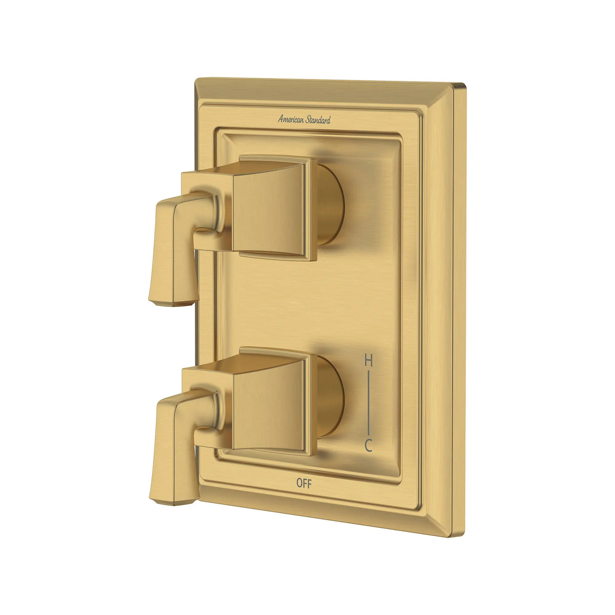 American Standard Town Square S 2-Handle Integrated Shower Diverter Trim Only - Brushed Cool Sunrise