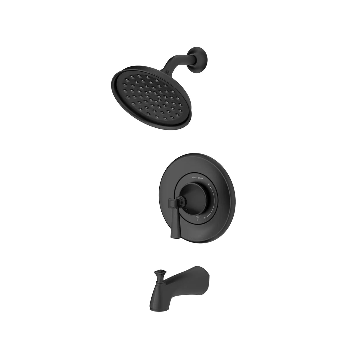 American Standard Glenmere 1.8 gpm/6.8 L/min Tub and Shower Trim Kit With Water-Saving Showerhead, Double Ceramic Pressure Balance Cartridge With Lever Handle - details