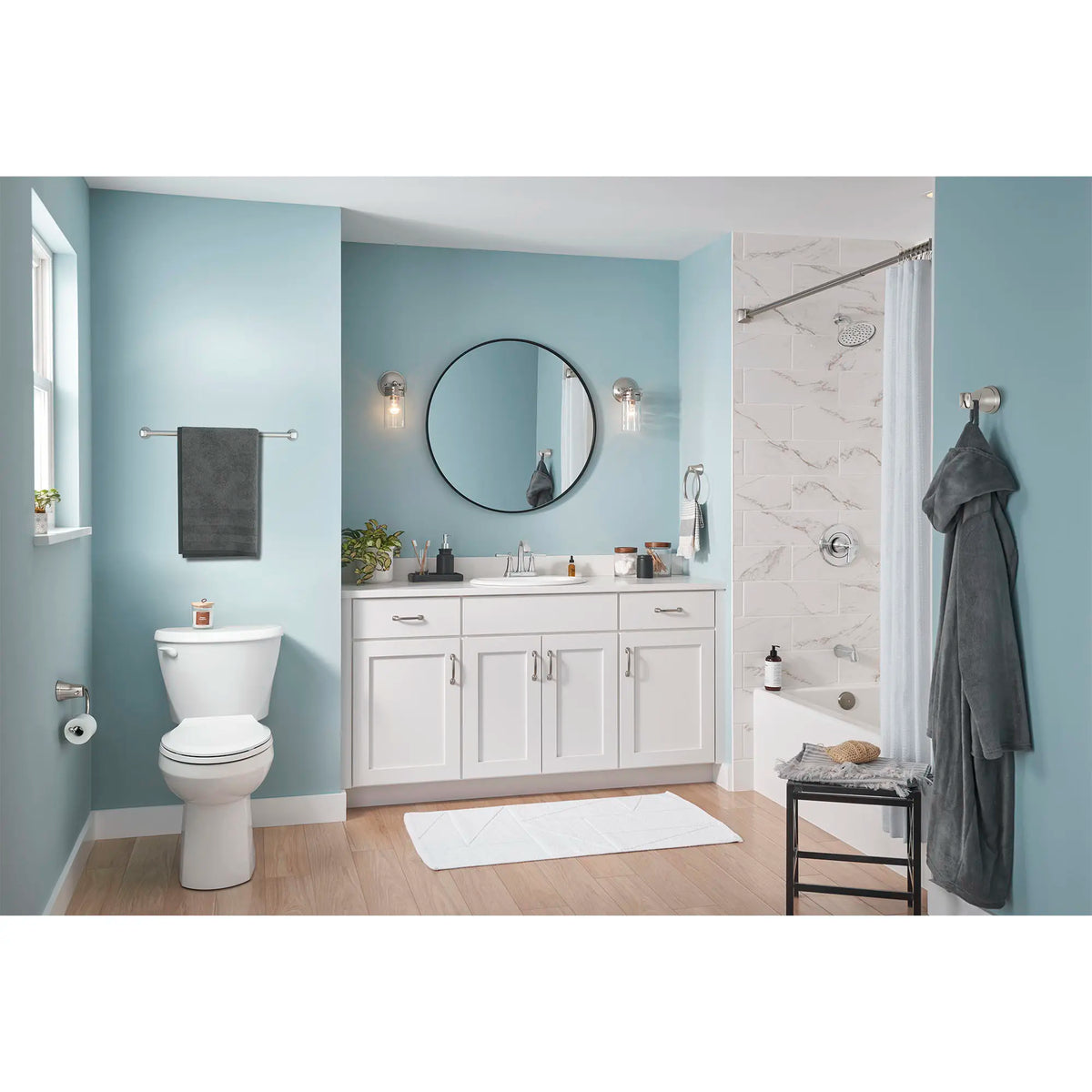 American Standard Glenmere 1.8 gpm/6.8 L/min Tub and Shower Trim Kit With Water-Saving Showerhead, Double Ceramic Pressure Balance Cartridge With Lever Handle - details