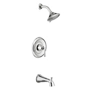 American Standard Estate 1.8 gpm/6.8 L/min Tub and Shower Trim Kit With Water-Saving 3-Function Showerhead, Double Ceramic Pressure Balance Cartridge With Lever Handle - Polished Chrome