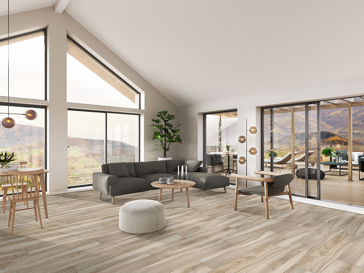 MSI Aspenwood Ash 9 x 48 Matte Porcelain tile (NASPASH9X48) – MSI room scene