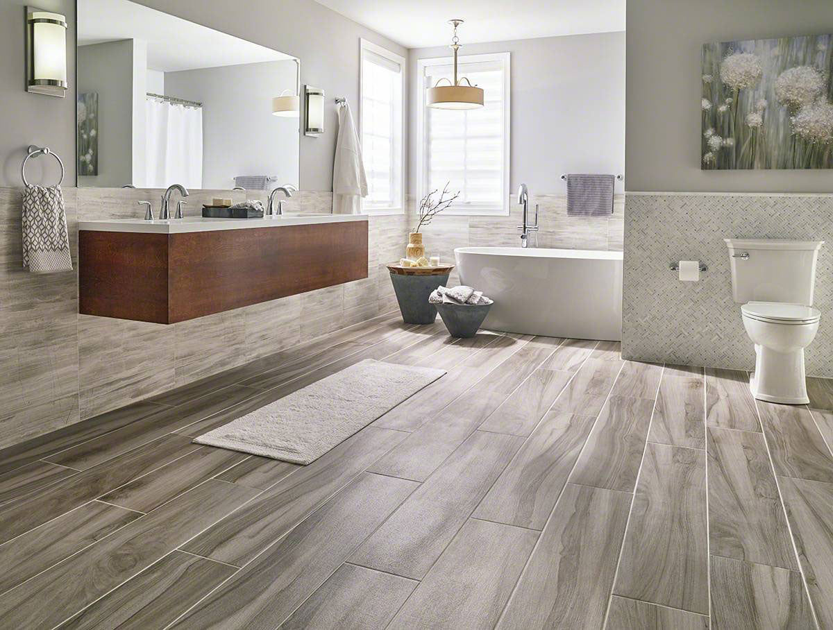 MSI Aspenwood Ash 9 x 48 Matte Porcelain tile (NASPASH9X48) – MSI room scene