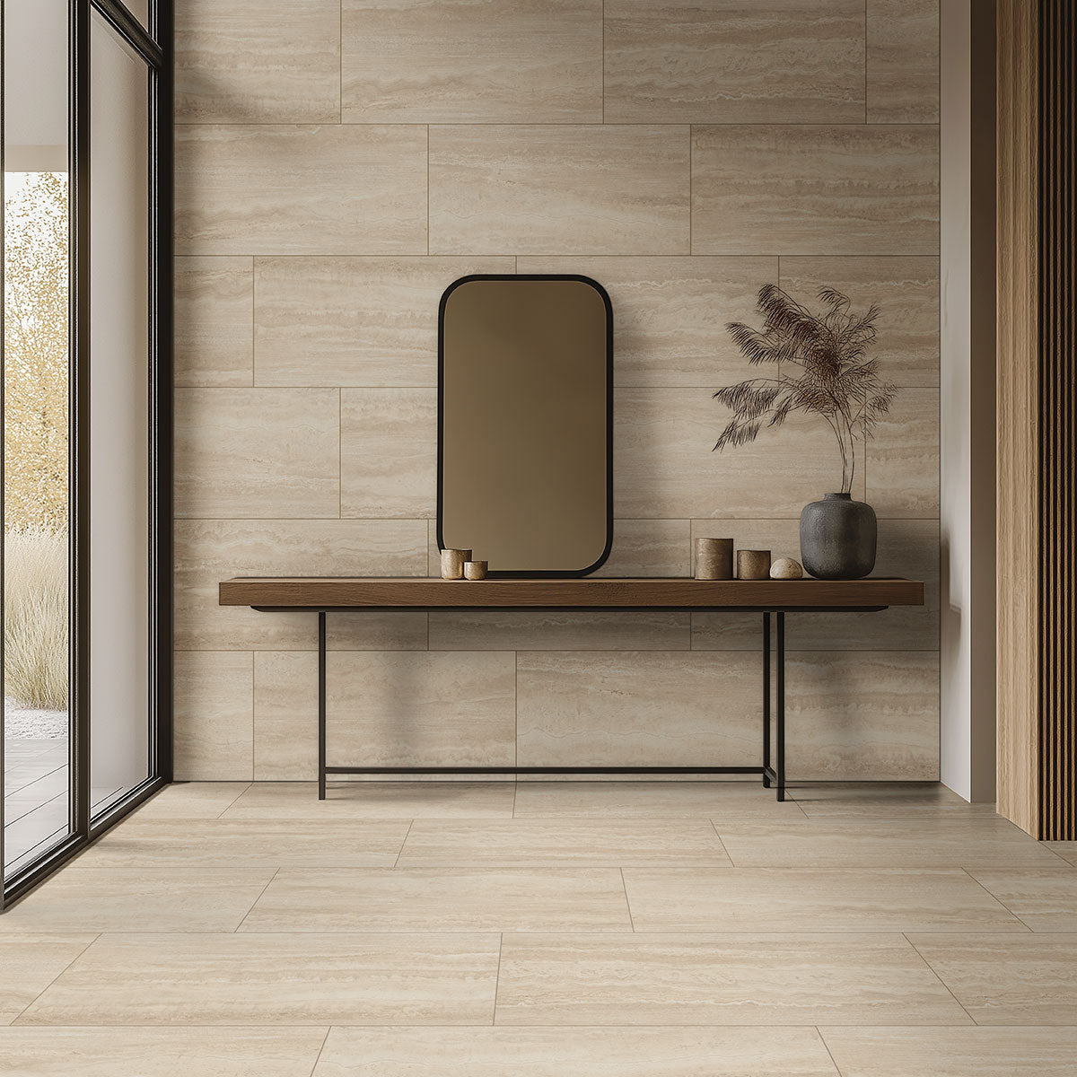 MSI Assos 24 x 48 Matte Porcelain tile (NWGASS2448-7MM) – MSI room scene (entryway)