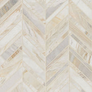 MSI Athena Gold Chevron Pattern Honed Marble mosaic (SMOT-ATHGOL-CHEVH) – MSI product image