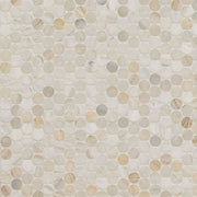MSI Athena Gold Pennyround Honed Marble mosaic (SMOT-ATHGOL-PENRDH) – MSI product image